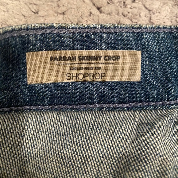 AG X Shopbop Farrah Destroyed Skinny Jeans Size 28 - Picture 5 of 7